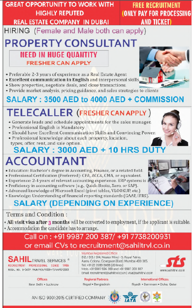 ✨ Great Job Opportunity in UAE 🇦🇪 | Real Estate Company Hiring Now!