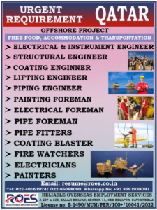 🇶🇦 Urgent Requirement – Offshore Project in Qatar 🌍 Golden Opportunity for Offshore Professionals