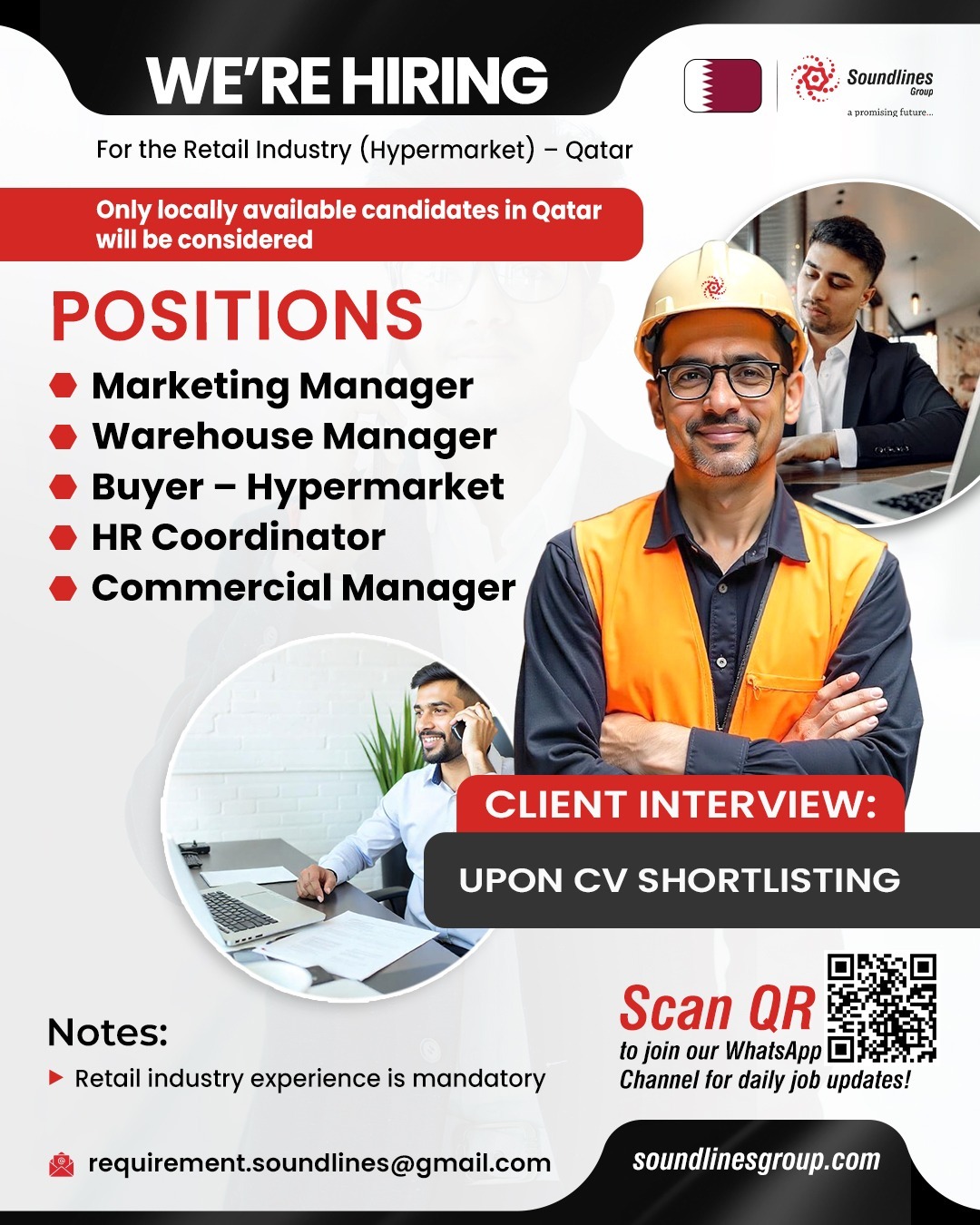 We’re Hiring in Qatar: Exciting Opportunities in the Retail (Hypermarket) Industry!