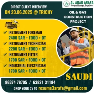 Direct Client Interview for Oil & Gas Construction Project in Saudi Arabia!