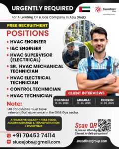 🚨 Urgently Required 📍 For a Leading Oil & Gas Company in Abu Dhabi