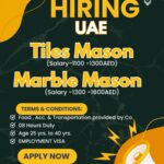 🧱 Exciting Job Openings in the UAE – Apply Now! 🇦🇪