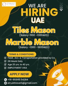 🧱 Exciting Job Openings in the UAE – Apply Now! 🇦🇪