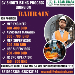 📢 Exciting Job Opportunities in Bahrain – Apply Now!