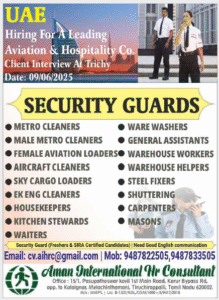 ✈️ UAE Job Opportunities in Aviation & Hospitality