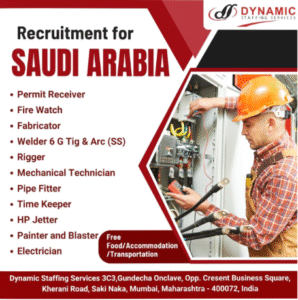 Exciting Opportunities in Saudi Arabia! Dynamic Staffing Services Hiring Various Trades with Free Benefits! 🇸🇦