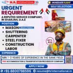 Job Opportunity Alert: Urgent Requirements in Sharjah, U.A.E. – Apply Now!