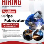 🔧 Urgent Vacancy for Pipe Fabricators in Qatar – Shutdown Project (Oil & Gas Sector
