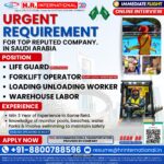 🛫 Urgent Job Vacancies in Saudi Arabia – Apply Now!