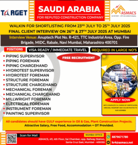 🌟Exciting SAUDI ARABIA Opportunities! 🌟