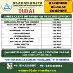 Direct Interview for a Leading Oil & Gas Company!