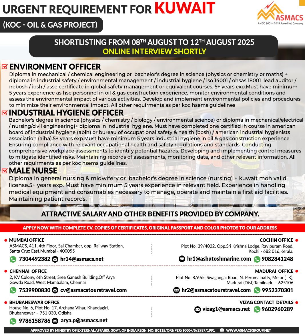 Kuwait Calling! 🇰🇼 Amazing Opportunities in Oil & Gas Project! 🛢️