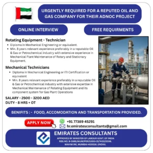🇦🇪 Your Career Awaits on an ADNOC Project! Online Interviews for Oil & Gas Pros! 🚀