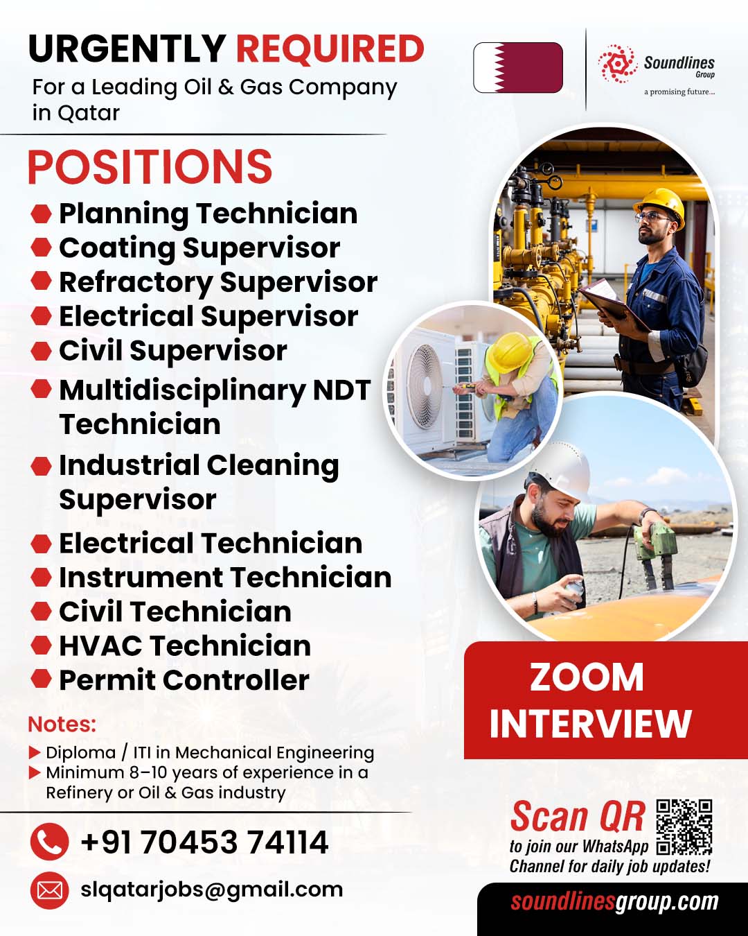 🇶🇦 Zoom Interviews for Oil & Gas Jobs in Qatar! 💻