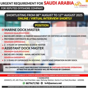 🇸🇦 Urgent Offshore Opportunity in Saudi Arabia! 🇸🇦