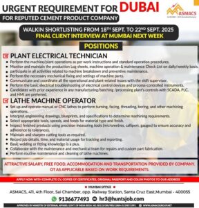 Urgent Job Vacancies in Dubai for Indian Professionals! 🇦🇪