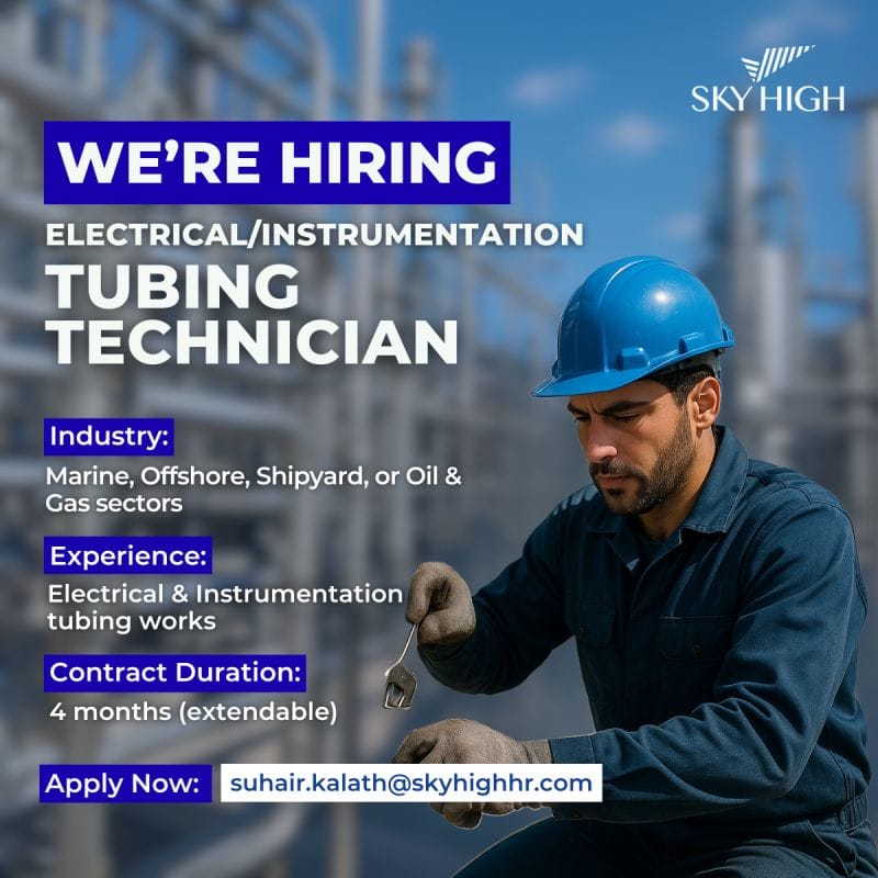 Hiring Now – Electrical & Mechanical Supervisors | UAE
