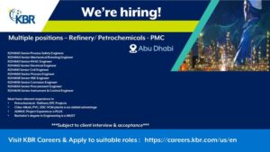KBR Abu Dhabi Hiring – Refinery & Petrochemical Engineers ⚙️🇦🇪