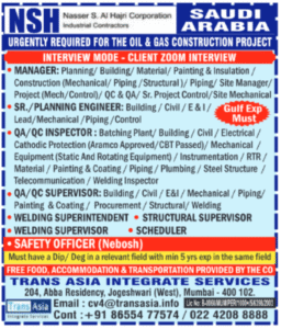 Nasser S. Al Hajri Corporation (NSH) – Oil & Gas Construction Project 🏗️
