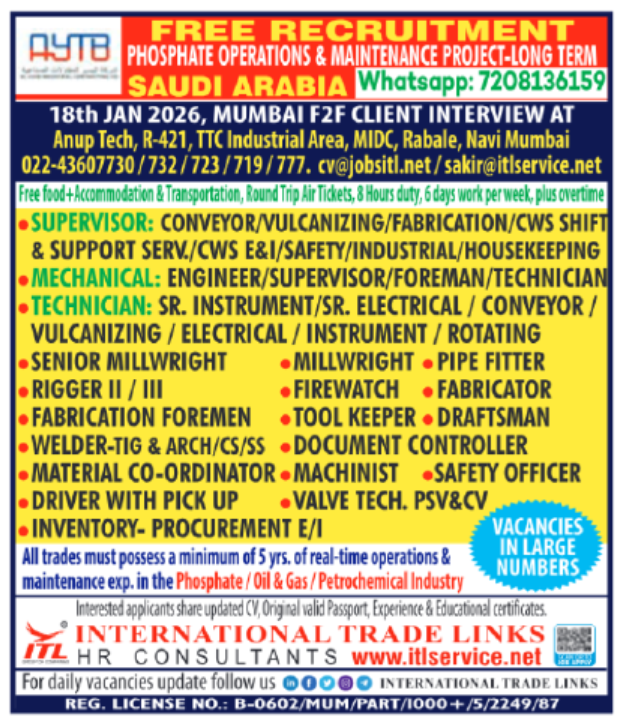 Saudi Arabia – Phosphate Operations Project