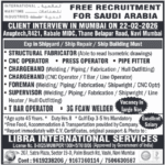 Saudi Arabia Shipyard Jobs 2026 – Structural Fabricators, CNC Operators, Welders