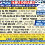 🇦🇪 Abu Dhabi Welding Jobs 2026 | Free Recruitment | High Salary AED 2557–3410