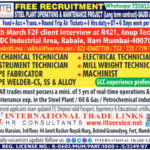 Steel Plant Operations & Maintenance Jobs in Saudi Arabia – Client Interview Mumbai