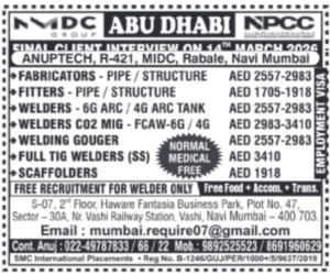 🚢 Abu Dhabi: NMDC Group & NPCC Projects – Heavy Industrial & Offshore Fabrication