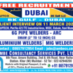 👨‍🏭 Dubai: BK Gulf LLC Drive – Free Recruitment for Specialized Welders