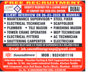 🇦🇪 Dubai Free Recruitment – Civil Division Hiring