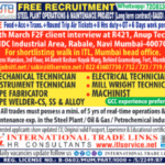 Saudi Arabia Steel Plant Jobs – Mechanical Technician, Instrument Technician & Machinist