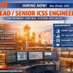 Lead / Senior ICSS Engineer Jobs in Abu Dhabi 2026 | Instrument Control System Hiring