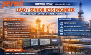 Lead / Senior ICSS Engineer Jobs in Abu Dhabi 2026 | Instrument Control System Hiring