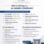 Hiring for AL SANIDI COMPANY – Saudi Arabia Opportunities