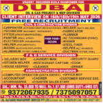 Dubai Oil & Gas & MEP Division Jobs – Free Recruitment