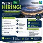 🇸🇦 Saudi Aramco Stadium Project Jobs 2026 – Saudi Arabia | Apply for Engineering & BIM Vacancies