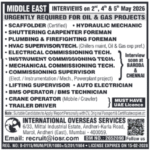 🚨 Urgent Hiring for Middle East Oil & Gas Projects 🌍