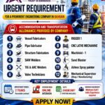 🌍 Urgent Requirement for Bahrain Engineering Company 🇧🇭