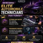 🚗 Elite Automobile Technicians Required for Turkey 🇹🇷