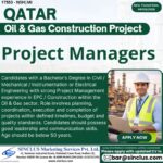 🛢️ Qatar Oil & Gas Jobs 2026 – Project Managers Hiring | EPC Jobs Abroad