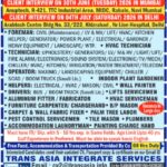 🇸🇦 Saudi Arabia Facility Maintenance Project Jobs – Large Scale Hiring | Mumbai & Delhi Client Interviews