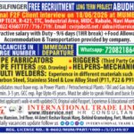 🇦🇪 Abu Dhabi Bilfinger Jobs – Pipe Fabricators, Pipe Fitters, Welders, Riggers & Helpers