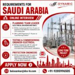 🇸🇦 Saudi Arabia Long-Term Project – Electrical Engineering Vacancies