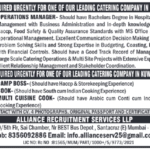 Saudi Arabia & Kuwait Catering Jobs 2026 | Operations Manager, Camp Boss & Cook Jobs