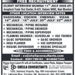 Qatar Shutdown Project Engineering Jobs 2026 | Engineers, Supervisors & HSE Vacancies