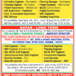 UAE & Qatar EPC Engineering Jobs 2026 | Mechanical, Civil, QA QC & Planning Engineers