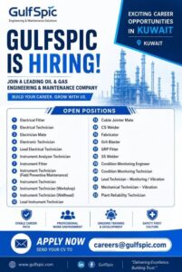 Kuwait Oil & Gas Jobs – GulfSpic Hiring