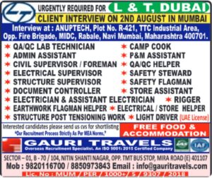 🇦🇪 L&T Dubai Jobs 2026 | Client Interview in Mumbai | Construction Project Hiring