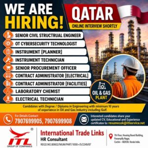 🇶🇦 Qatar Oil & Gas Jobs – Online Interview Shortly