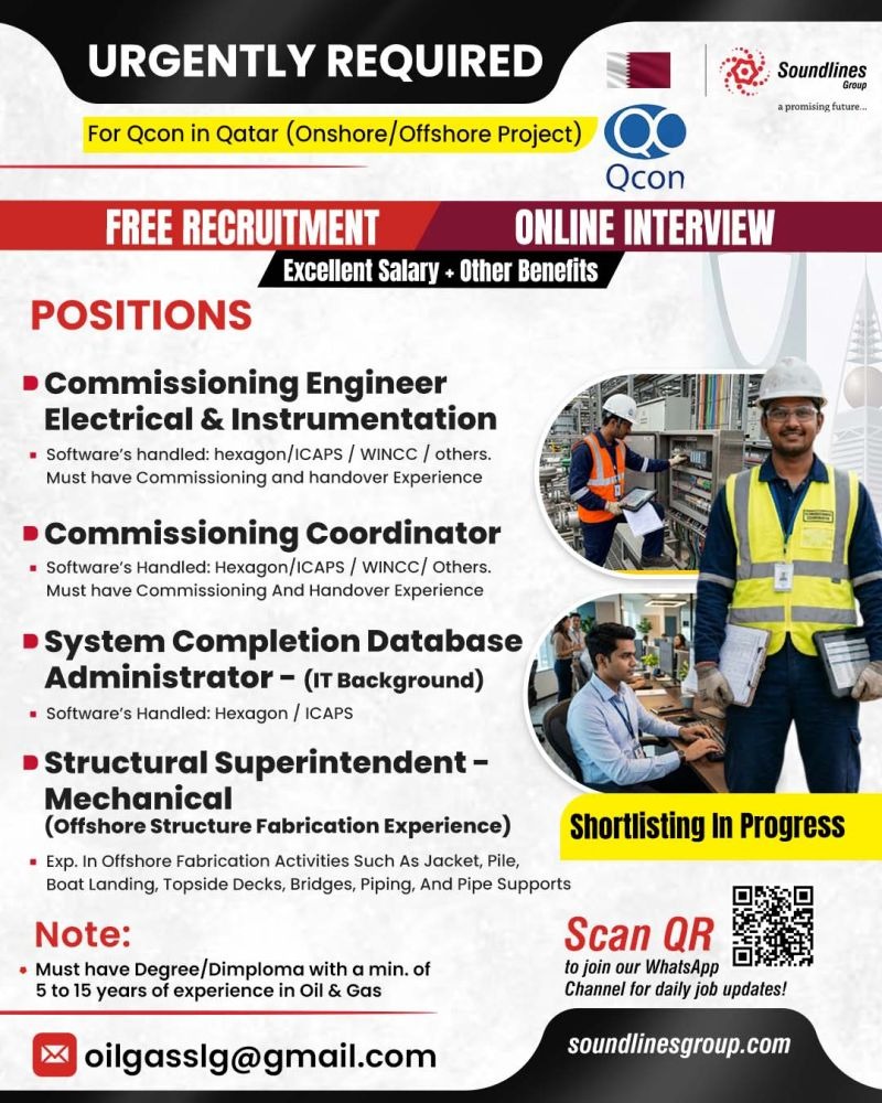 qatar-qcon-oil-gas-commissioning-jobs-2026